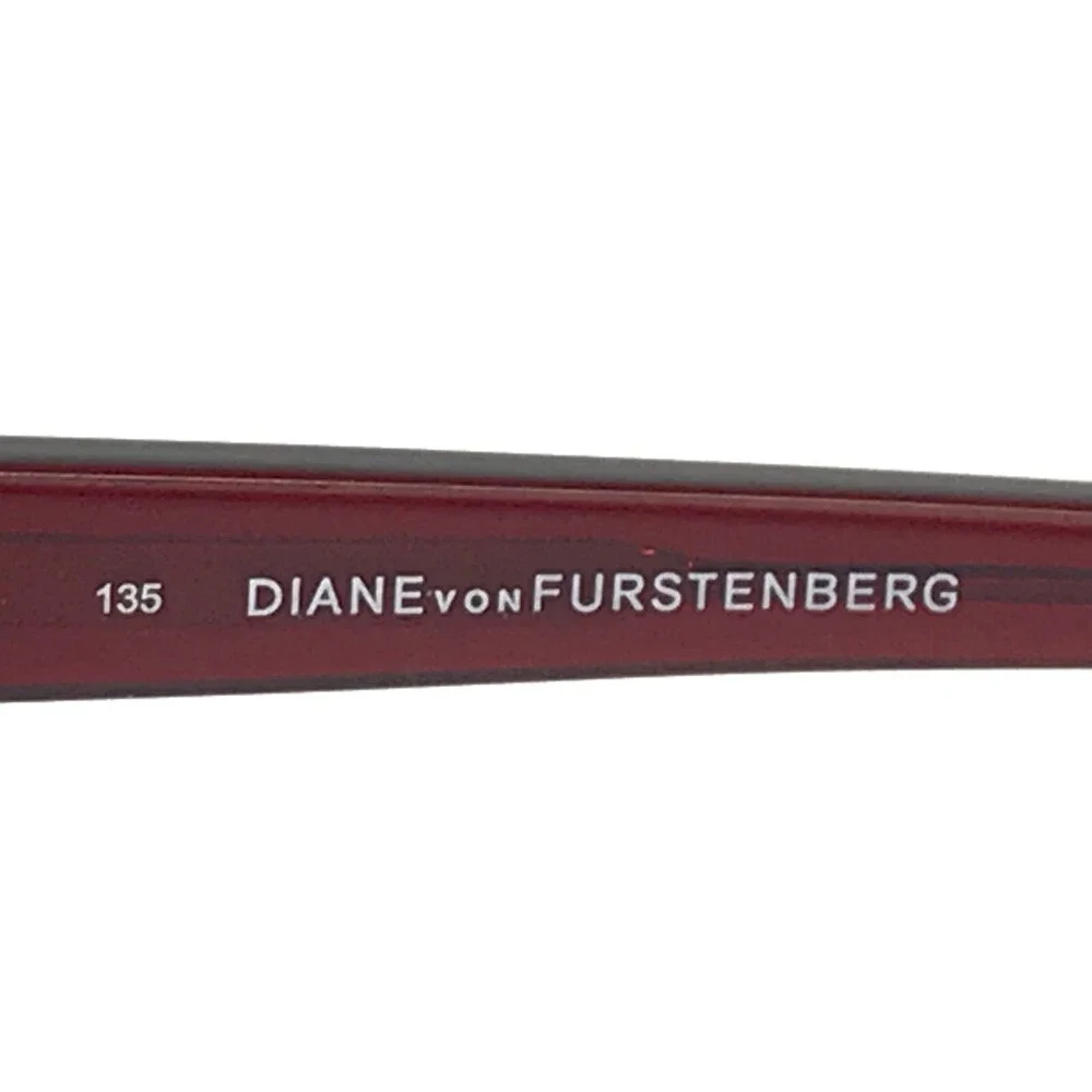 Diane Von Furstenberg Eyeglasses Frames DVF5082 615 Burgundy Cat Eye 54-15-135